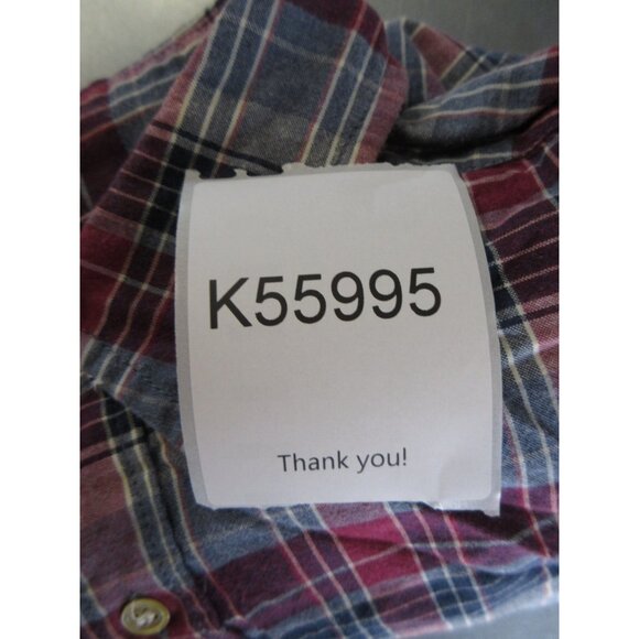 Journal Standard Shirt XS Red Japanese Button Up Shirt Plaid Colorful * - Picture 12 of 12